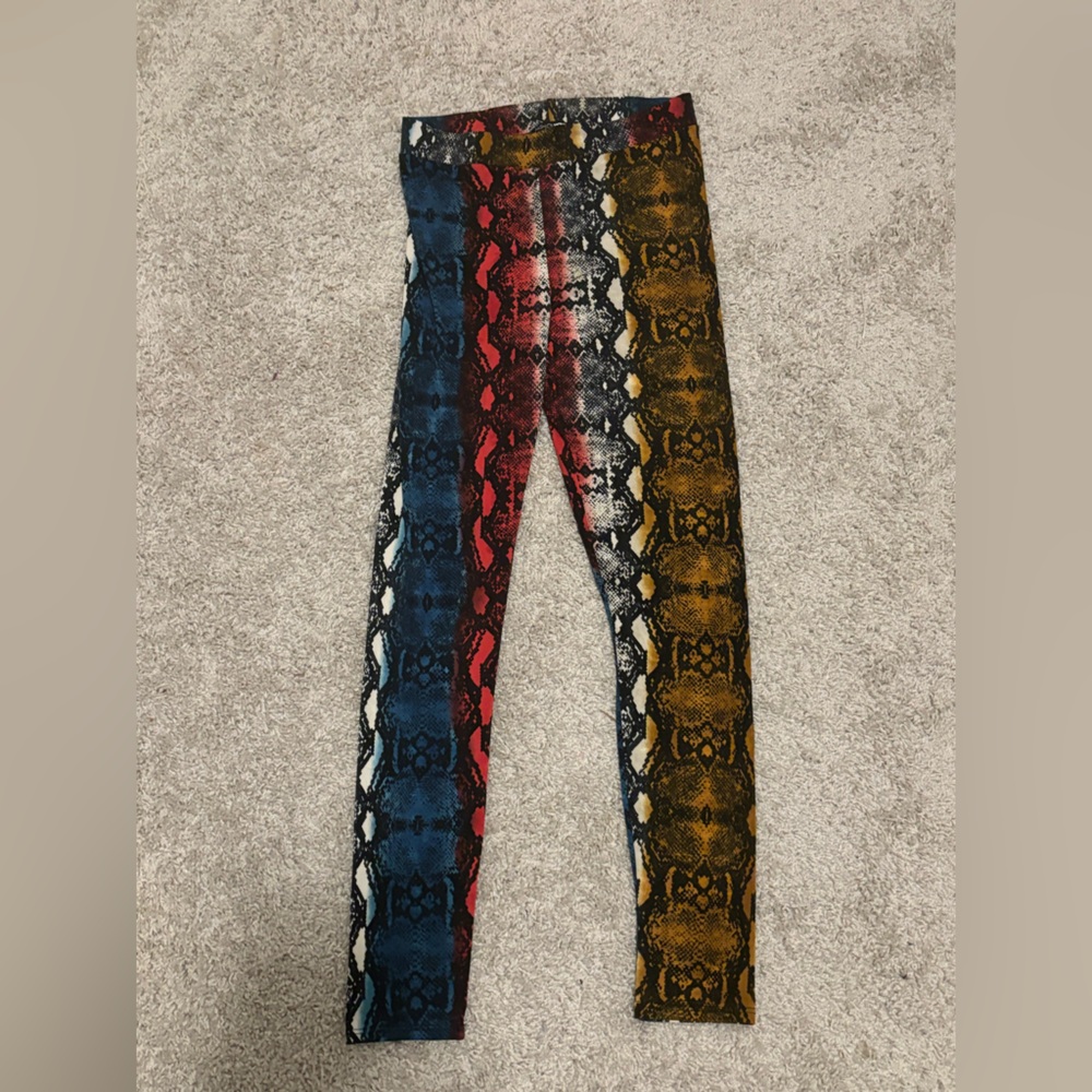 Fashion nova multi colored leggings